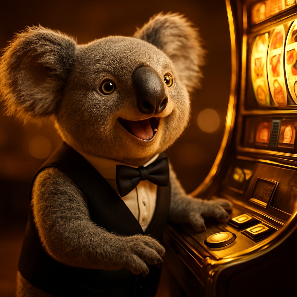 tk6666 ব্র্যান্ডের গ্ল্যামারাস গেমিং প্ল্যাটফর্মের পরিবেশে আর্কেড মেশিনটির পাশে আনন্দিত চরিত্র